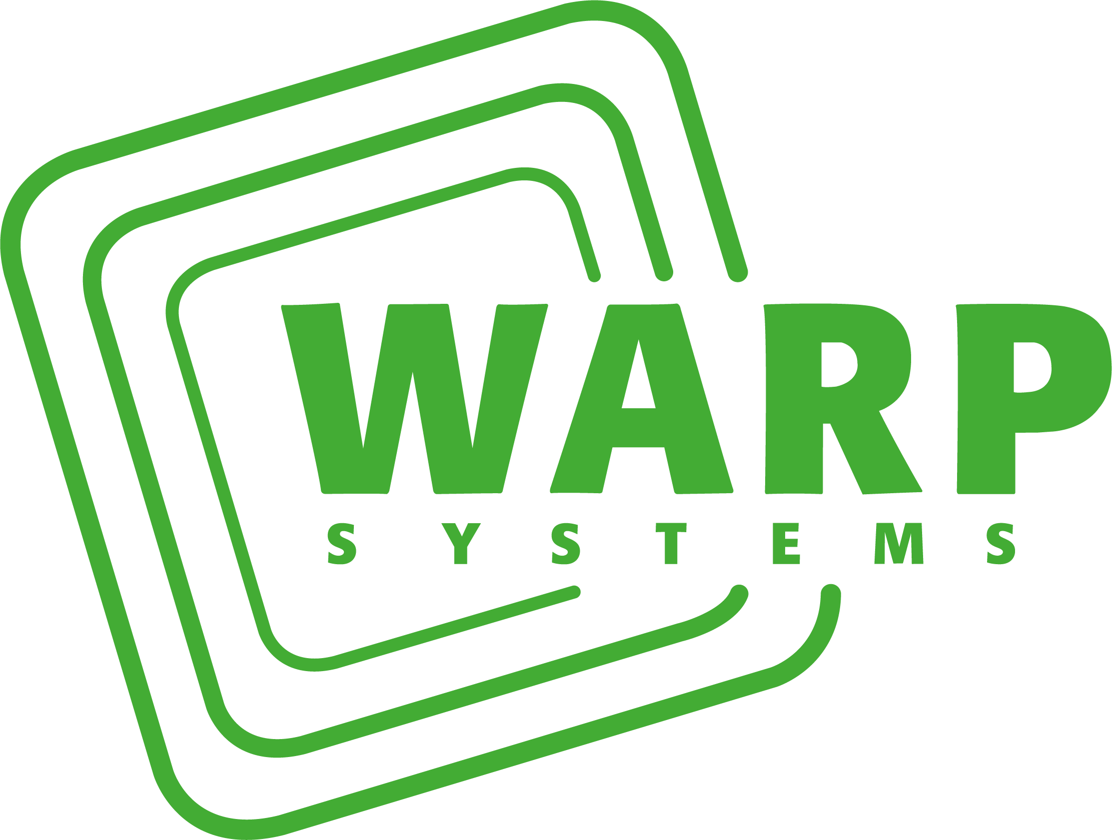 WARP Systems logo green